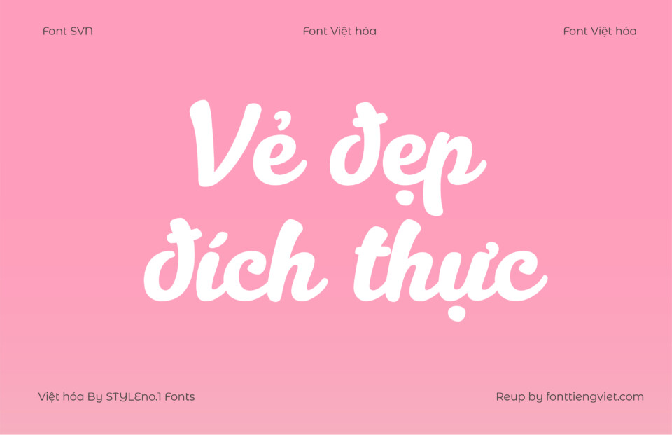 Font Việt hóa SVN Kitten