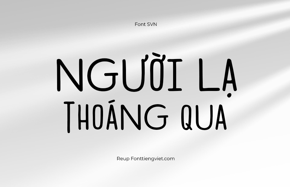 Font việt hóa SVN-Modern Society