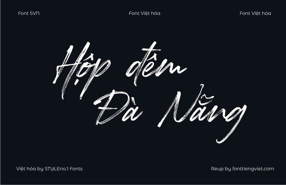 Font Việt hóa SVN Rockness (Slant) – Brush