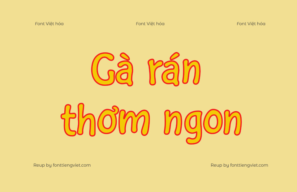 Font Việt hóa SVN Saycheez