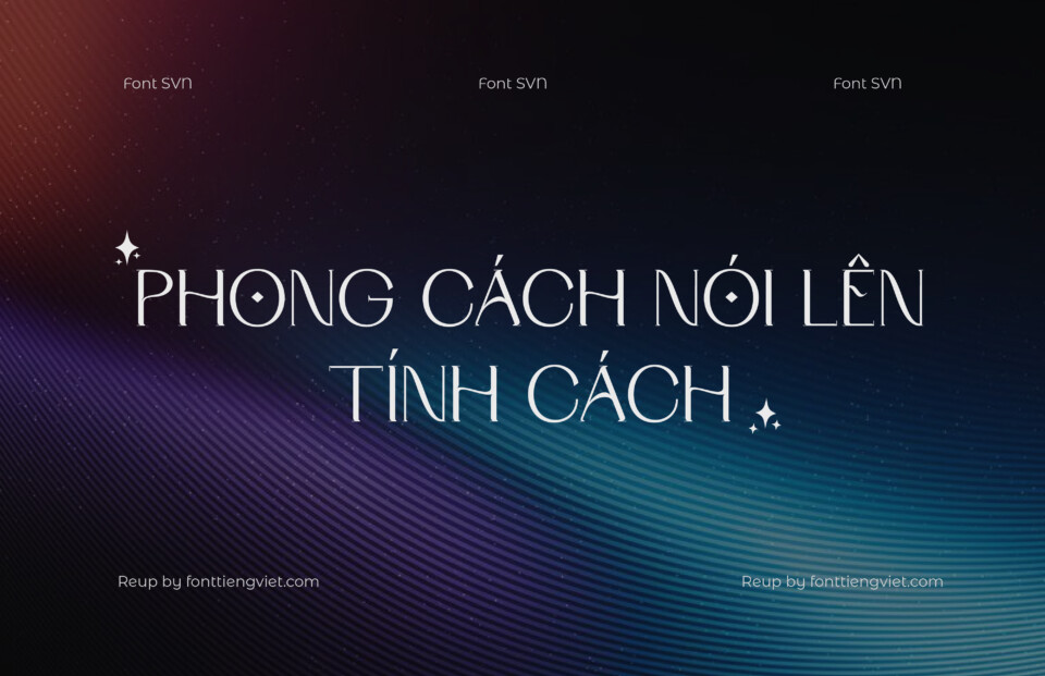 Font Việt hóa SVN Seiston