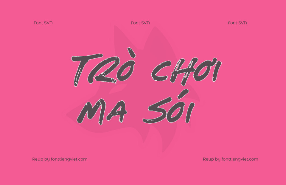 Font Việt hóa SVN Timber Wolf