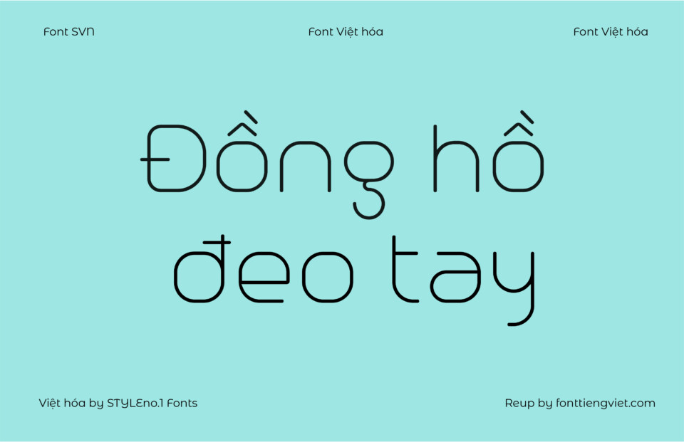 Font Việt hóa SVN Trench