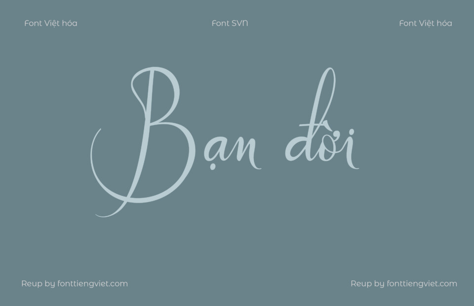 Font Việt hóa SVN Wallows