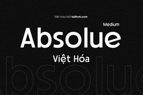 Font Việt hóa TF Absolue