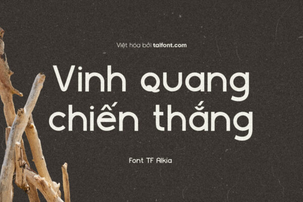 Font Việt hóa TF Alkia