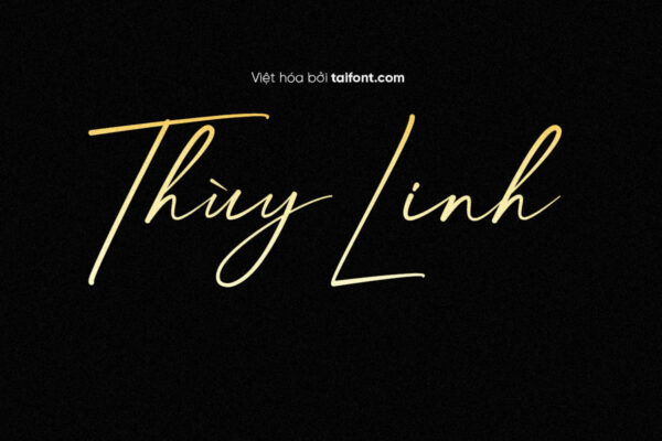 Font Việt hóa TF Anthonio – Font chữ ký lý tưởng cho thiệp cưới, thiệp mời