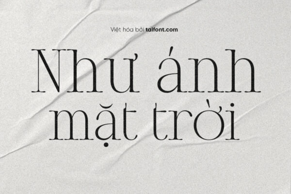 Font Việt hóa TF Atherosser