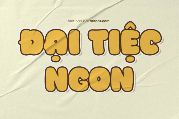 Font Việt hóa TF Atop – Font ẩm thực nét đậm