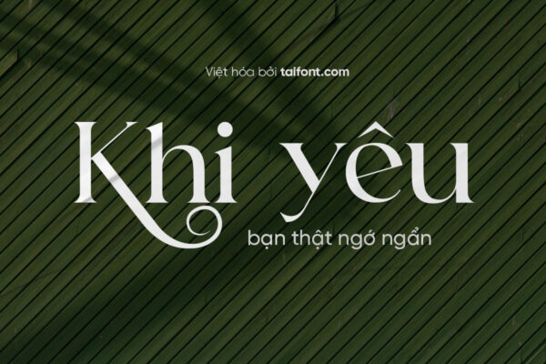 Font Việt hóa TF Aurora