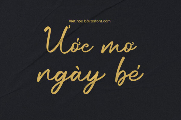 Font Việt hóa TF Austrian Cinamone – Font chữ ký viết tay chắc chắn cho thiết kế thiệp cưới và thiệp mời