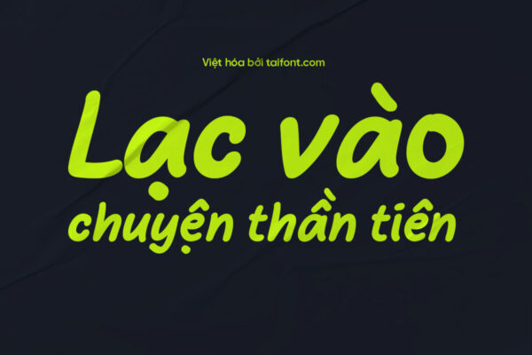 Font Việt hóa TF Bare Marker Regular