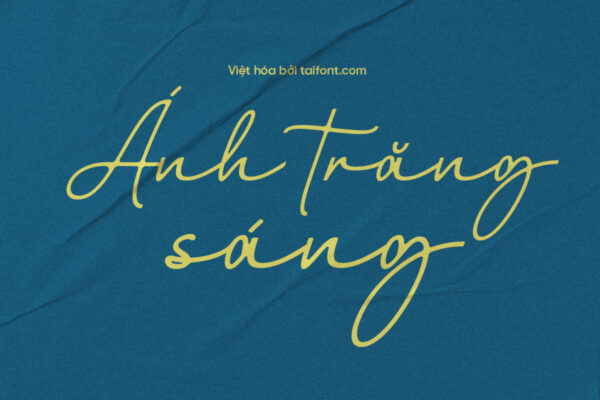 Font Việt hóa TF Billstone Signature – Font chữ ký đẹp cho thiệp mời, thiệp cưới