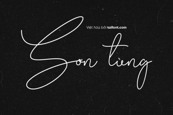 Font Việt hóa TF Birlina Signature