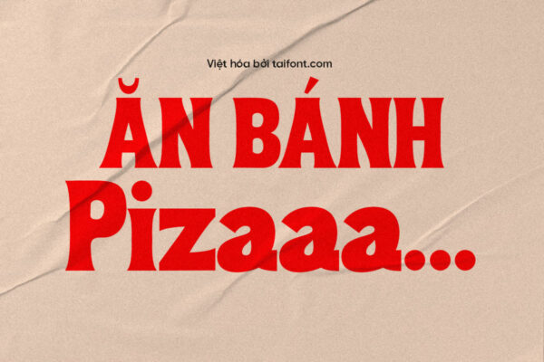 Font Việt hóa TF Cheezy Snack