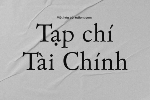 Font Việt hóa TF Day Roman