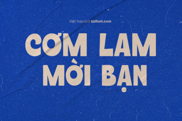 Font Việt hóa TF Dicore – Font ẩm thực