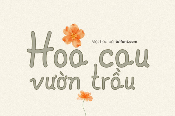 Font Việt hóa TF Drunch