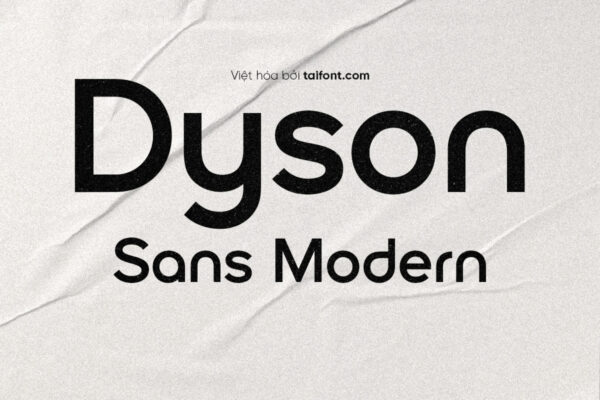 Font Việt hóa TF Dyson Sans Modern