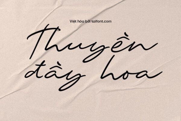 Font Việt hóa TF Ellie Script
