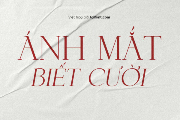 Font Việt hóa TF Equila – Font sang trọng, thanh lịch