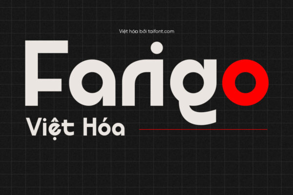 Font Việt hóa TF Farigo