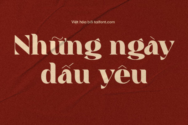 Font Việt hóa TF Fleur Mirage