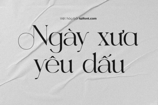 Font Việt Hóa TF Gealova – Phông Chữ Có Chân Sang Trọng Cho Thiết Kế Làm Đẹp