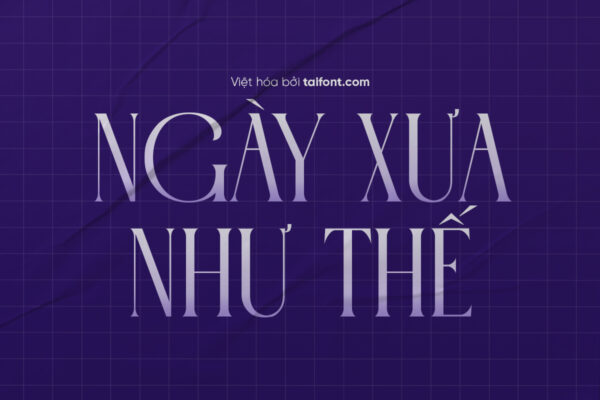 Font Việt hóa TF Ghomes Obama