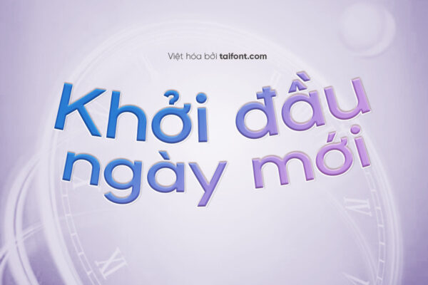Font Việt hóa TF Gilgan