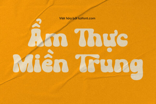 Font Việt hóa TF Groovy Orange