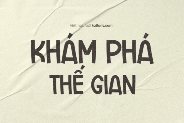 Font Việt hóa TF Hello Grinch