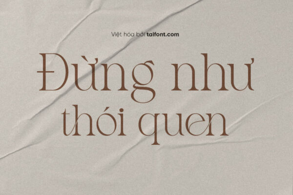 Font Việt hóa TF Henotica – Nhiều Glyphs đẹp