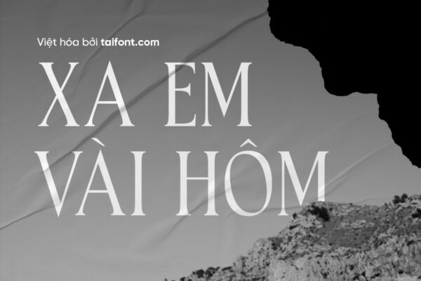 Font Việt hóa TF Horge