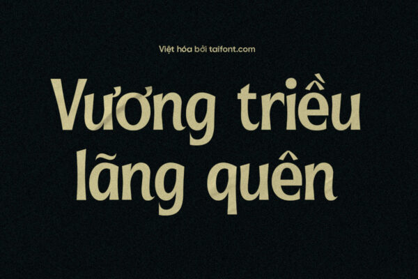 Font Việt hóa TF Huntrela