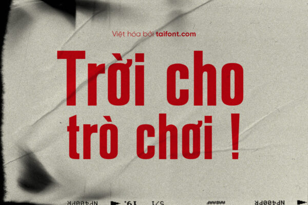 Font Việt hóa TF Hyperlac