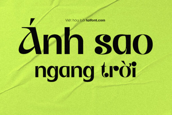 Font Việt hóa TF Jt Modernism