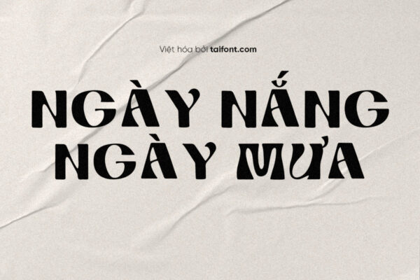 Font Việt hóa TF Liber