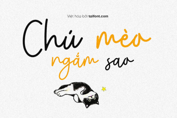 Font Việt hóa TF LittlePeace – Font tròn cute dễ thương