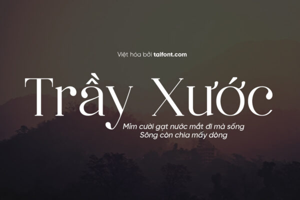 Font Việt hóa TF Mallorga