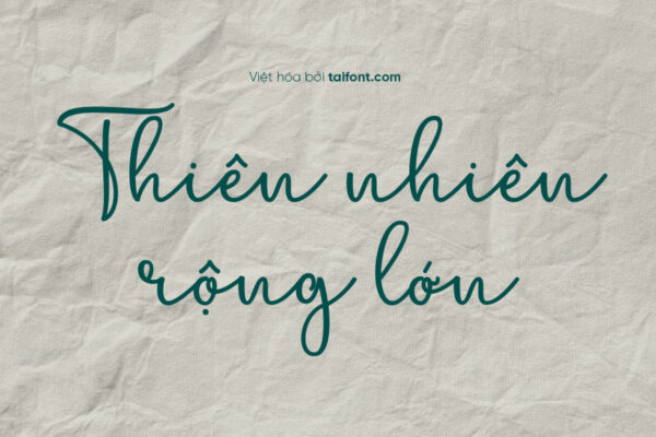 Font Việt Hóa TF Marshella Script – Chữ Ký Thanh Lịch Cho Thiết Kế Cao Cấp