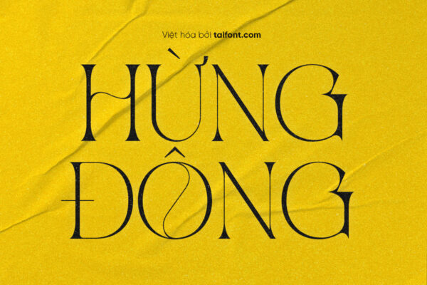 Font Việt hóa TF Melagllik – Sang trọng, tinh tế