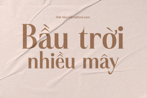 Font Việt hóa TF Melondy