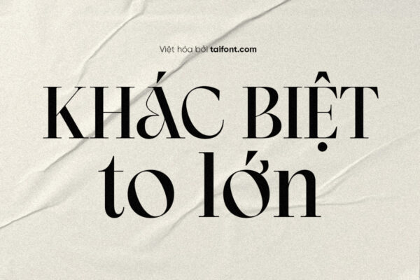 Font Việt hóa TF Mica Valo – Font thời trang, tạp chí