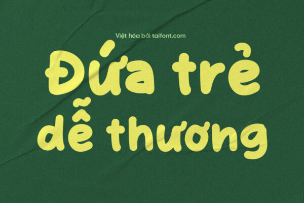 Font Việt hóa TF Milky Juice