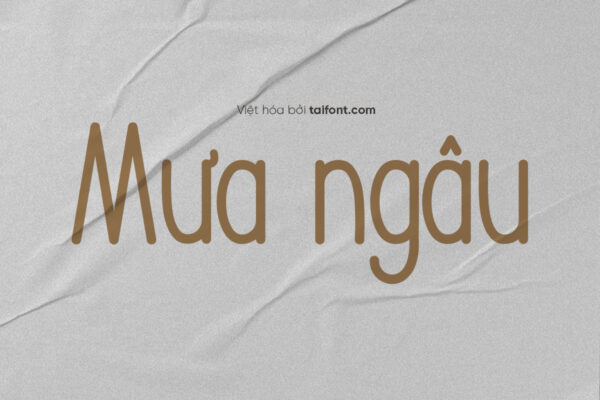 Font Việt hóa TF Mindset Dreaming