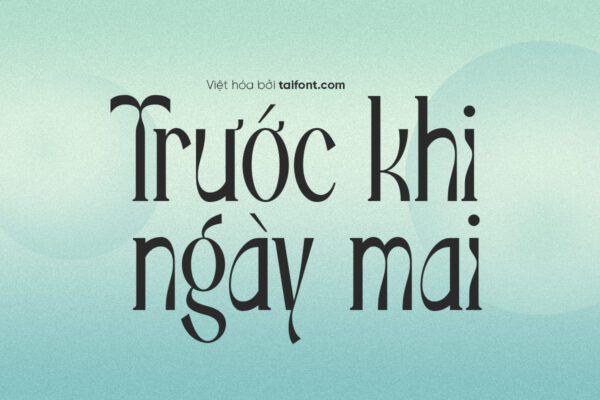 Font Việt hóa TF Minyanot