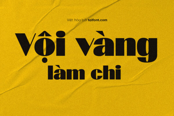 Font Việt hóa TF Mionar
