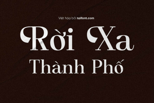 Font Việt hóa TF Miraden Florale