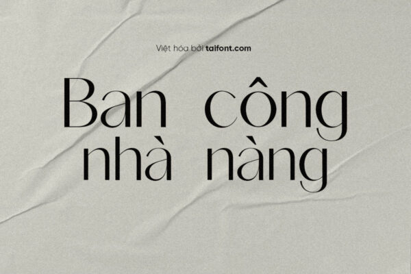 Font Việt hóa TF Mirage Stellar